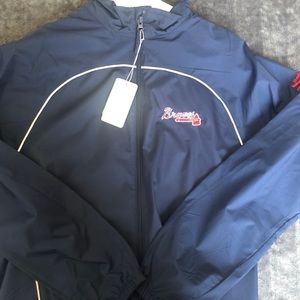 Atlanta Braves light weight jacket size small